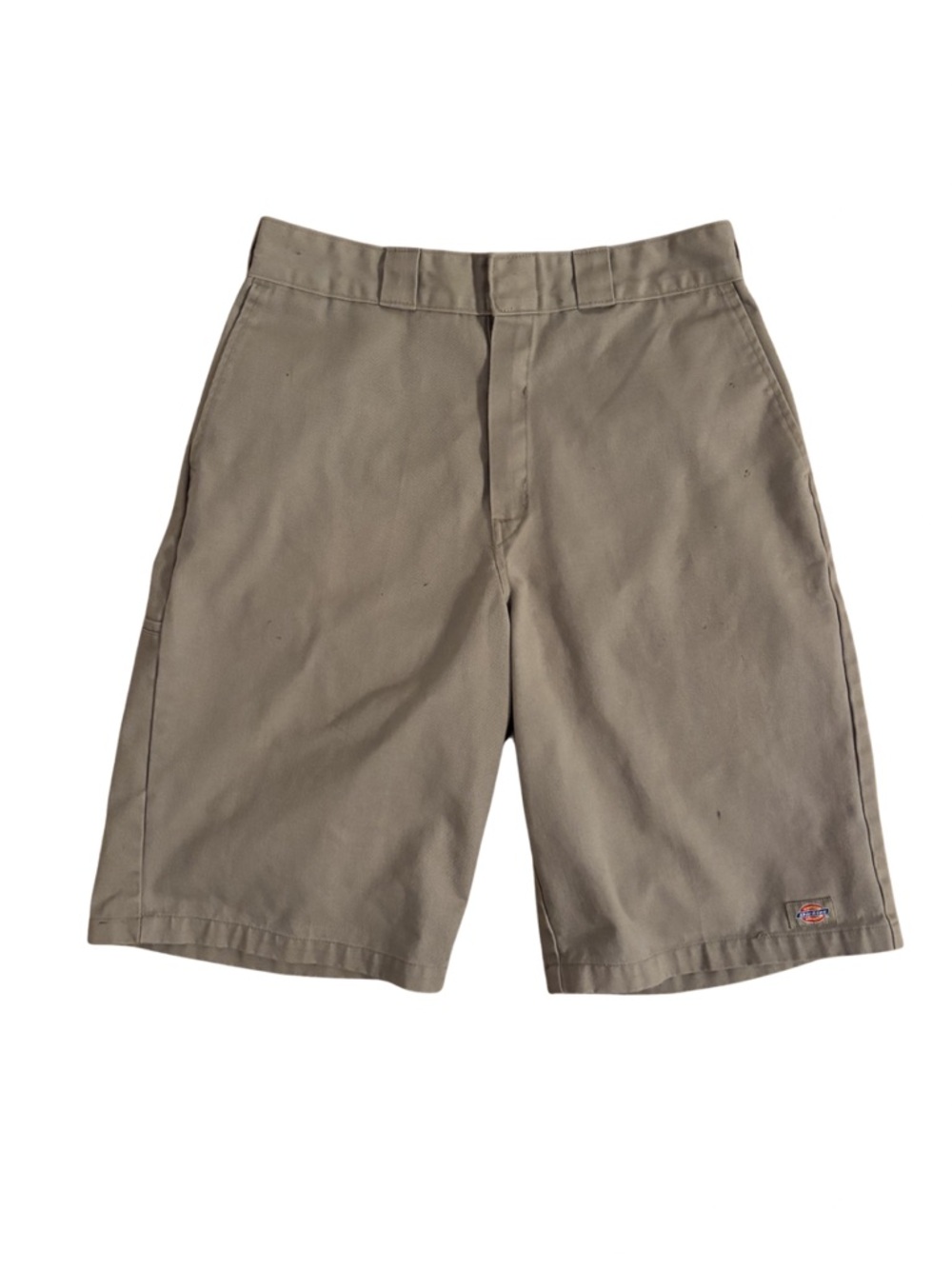 Dickies Men's Tan Flat-Front SK8R Shorts